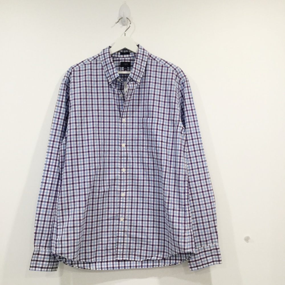 NWT Men's J Crew Button Down Long Sleeved Shirt Sz L